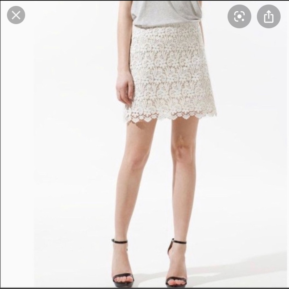 Zara women knitted skirt